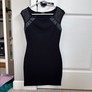 Express Black Studded Dress